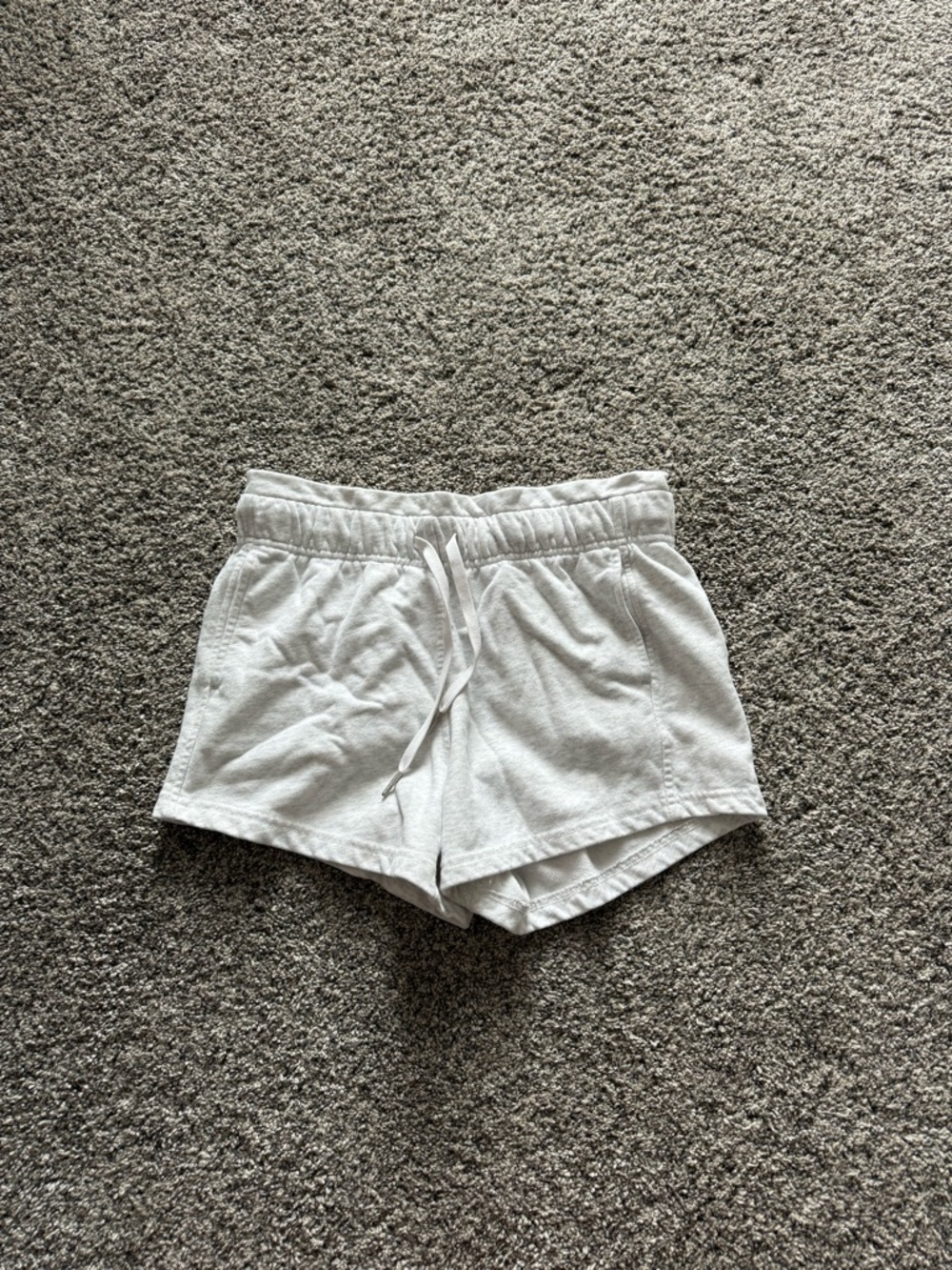 Women's Casual Drawstring Lounge Shorts - White